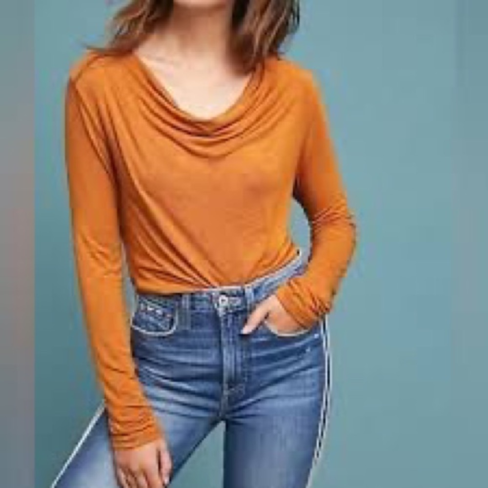 3/$30 ☀️ Anthropologie Dolan Kirby Long Sleeve Cowl Neck Top